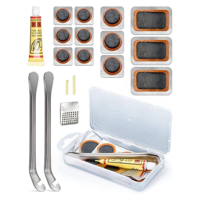 Bicycles Tire Puncture Repair Kits Rubber Tire Patches Bicycles Inner Tube Tire Tool Portable Cycling Repair Tool