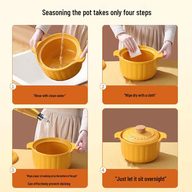 Kangbach 3.5L Pumpkin Ceramic Casserole Pot