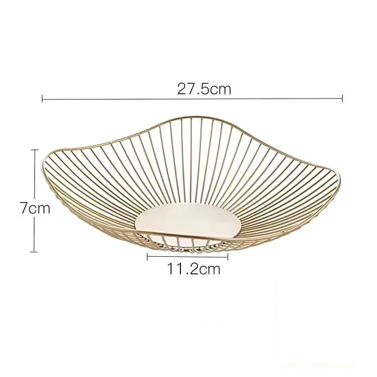 Простая металлическая корзина для фруктов в скандинавском стиле, сливная корзина, корзина для хранения, практичные кухонные принадлежности, посуда