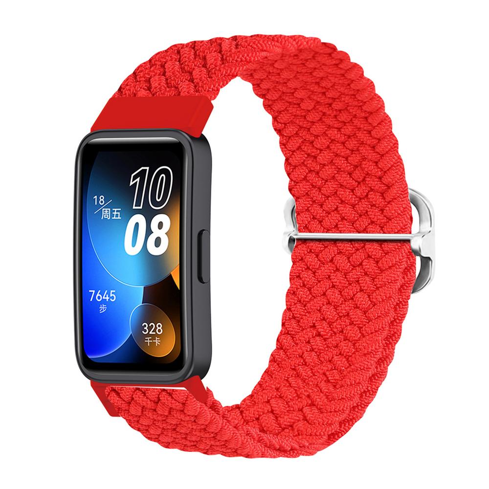 Braided for Huawei Band 8 Strap Adjustable Belt Smartwatch Accessories Wristband Elastic Nylon Bracelet For Huawei Band8 Band