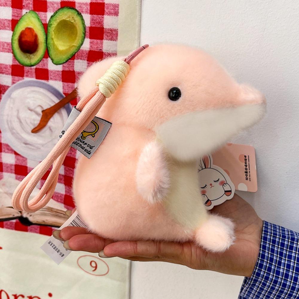 Marine Animal Plush Keychain Stuffed Animals Seal Key Chain Dolphin Bag Pendant  Home Desk Decor
