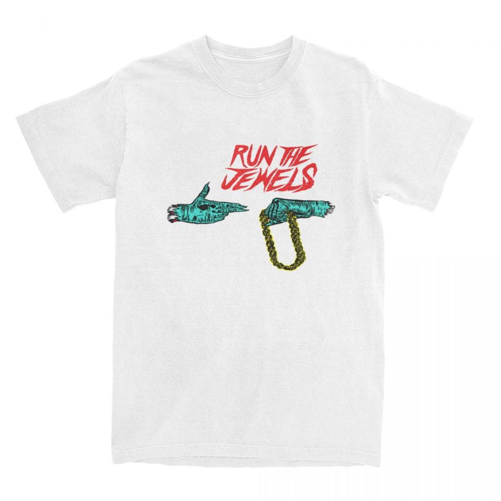 Мужские и женские футболки Run The Jewels аксессуары новинка хлопковая футболка с коротким рукавом топы с круглым вырезом подарок