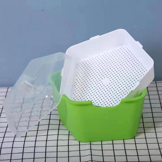 Детский горшок, простой в использовании, устойчивый к коррозии пластиковый горшок для посадки ростков, ящик для сада