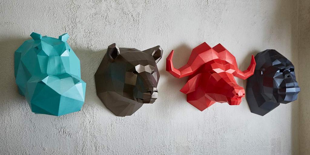 OBJECTS PAPER CRAFT Paper Craft for Adults That You Can Make and Decorate Hippo 3083105 MASK-05