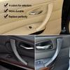 Бежевый, черный, серый цвет, накладка на ручку ручки пассажирской двери для BMW 3 серии E90 E91 E92 316i 318i 320i 325i 328i