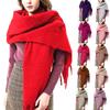 Women's And Winter Christmas Fashion Warm Casual Solid Color Long Scarf