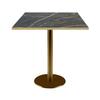 Table 70 X 70 Cm Rome Bistro Marble Fire