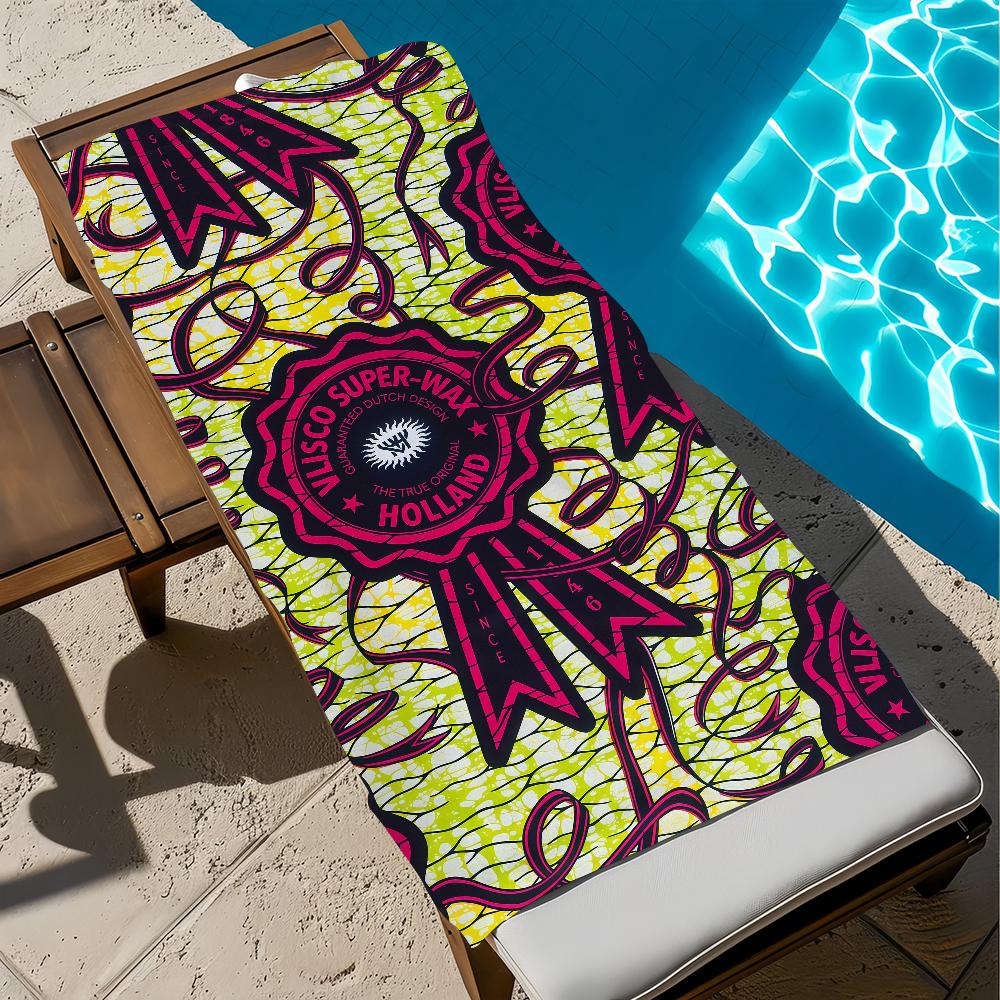 V-Vlisco Logo Cute Towel Beach Quick Dry Soft Pool Towels Gift for Travel Gym Shower Camping Sports