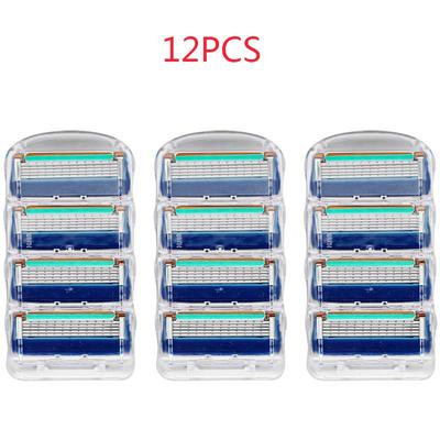 12 шт./лот лезвия для бритья для мужчин безопасные лезвия кассета бритва