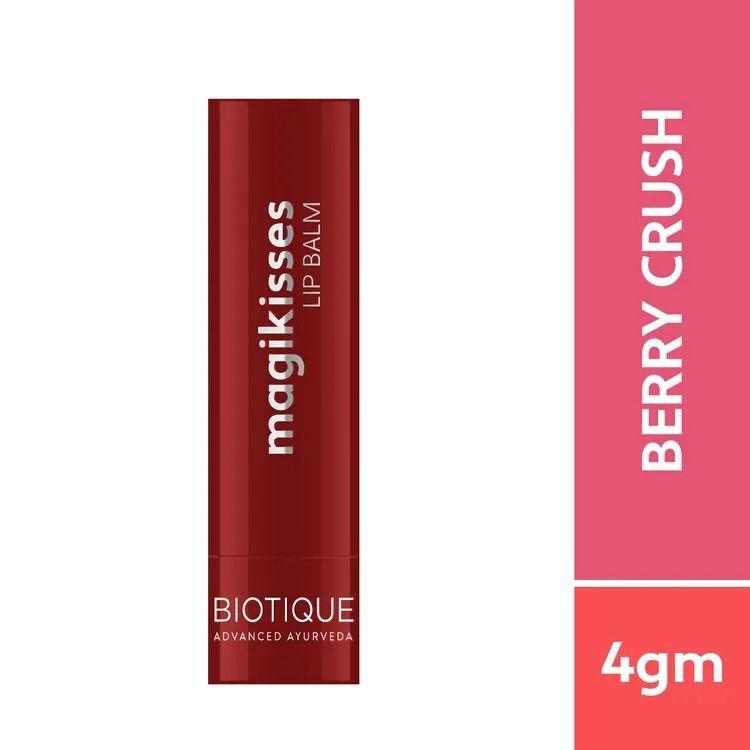 Бальзам для губ Ягодное искушение (4 г), Magikisses Lip Balm Berry Crush,  Biotique