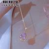 RUI RUI YU, женское ожерелье с каплями воды и кубическим цирконием, простые и элегантные женские аксессуары, подарочные свадебные украшения
