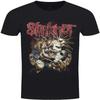 Slipknot Мужская Torn Apart (Назад Печать) Приталенная футболка X-Large Черная
