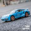 Моделирование 1:32 Porsche 911 Turbo S Легкосплавная Гоночная Машинка Металлическая Литая Модель Детская Игрушка Подарок для Детей Подарок на День Рождения Для Мальчиков