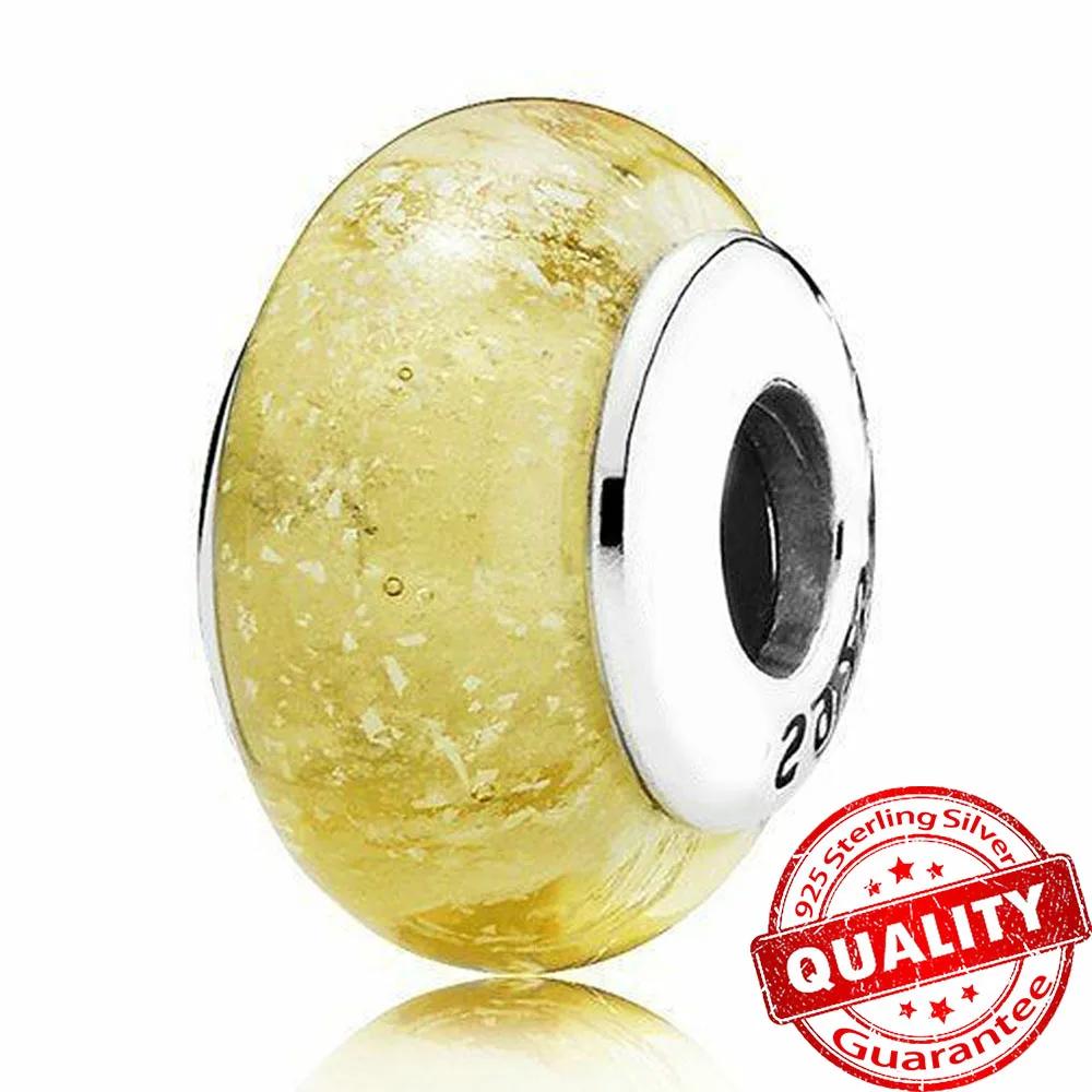 Новый Медный Красочный Цветок Муранское Стекло Шарм Подходит Оригинальный Браслет Ожерелье Сердце Муранское Стекло Сделай Сам Изысканные Ювелирные Изделия