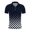 2024 Новая мужская летняя модная повседневная рубашка поло с коротким рукавом с 3D цифровым принтом, мужская рубашка поло для гольфа.