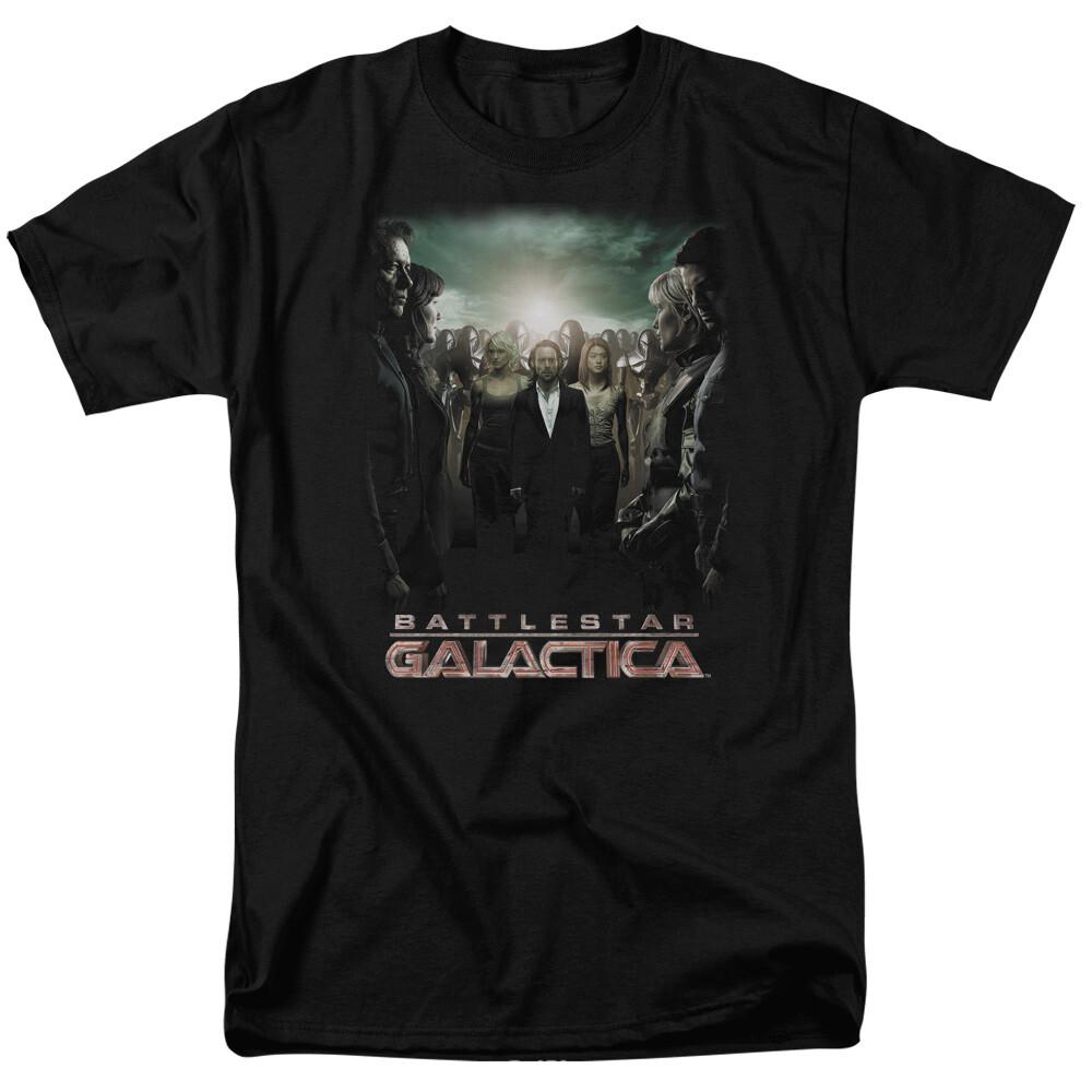 Battlestar Galactica Crossroads T Shirt Licensed Sci-Fi TV Show Tee New Black