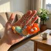 Cute Animal 3D Printed Keychain Mini Button Clicker Keyring Fidget Sensory Toy  Gift Giving