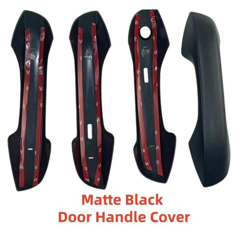 Matte black Retrofit Car Modification Accessories Door Handle Cover Trim Paste Style For Volkswagen T7 2024