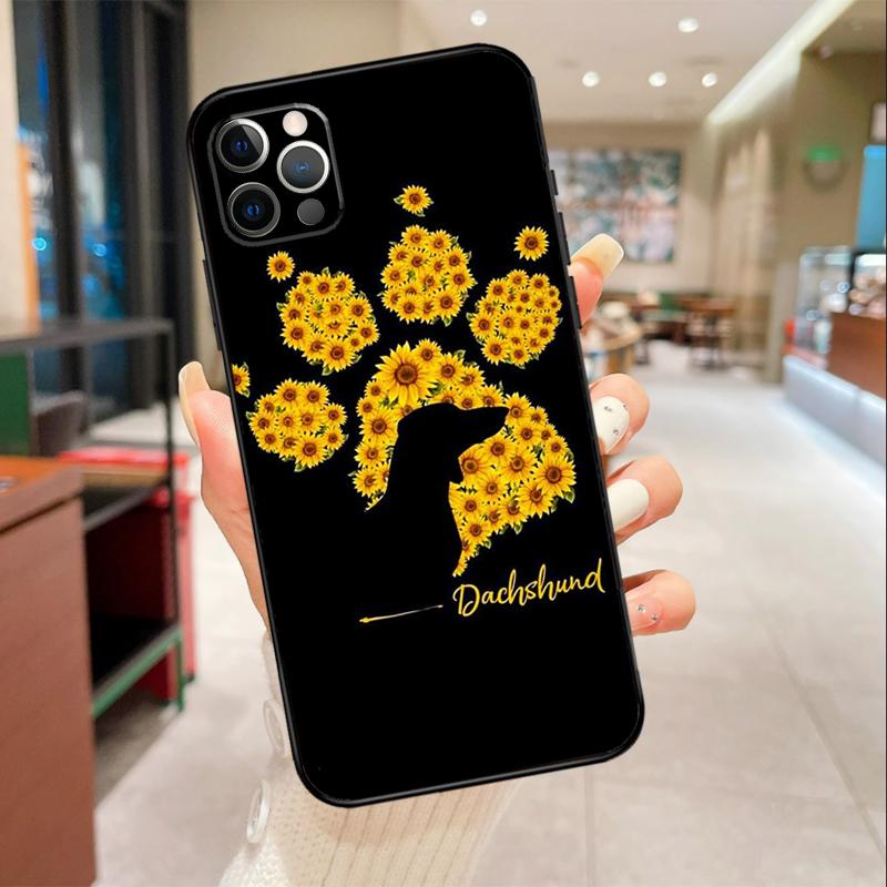 Чехол для телефона с изображением таксы для iPhone 17 Air 16 15 13 11 12 14 Pro Max mini 15 16 Plus 16e Защитная крышка