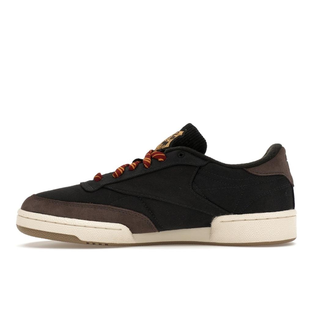 Harry Potter X Reebok Club C 85 Hogwarts Uniform Men Sneakers Black Night-Black Terra-Brown 100073152