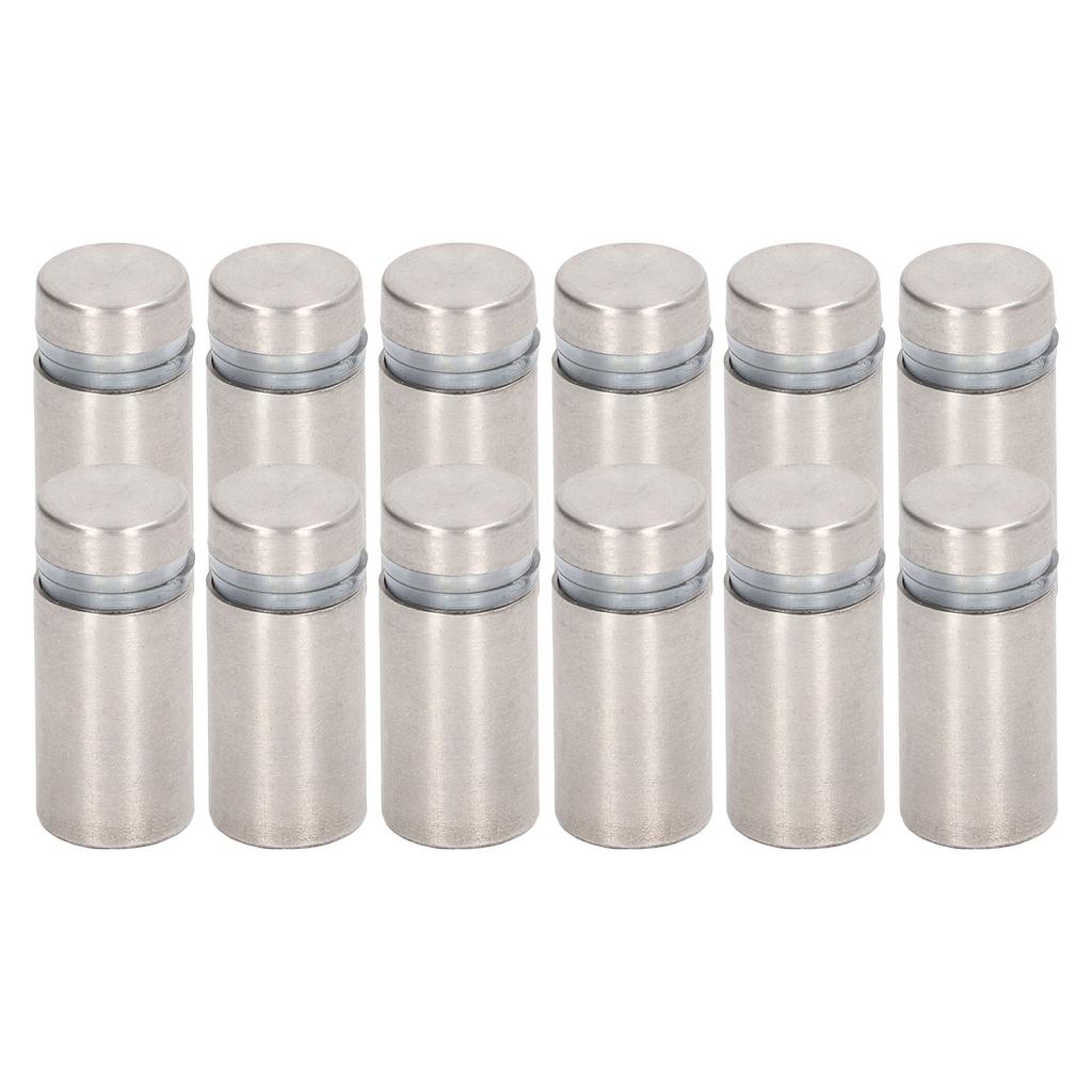 12Pcs Standoff Screws Stainless Steel Wall Sign Advertising Hardware Nail for Acrylic 12inx1in