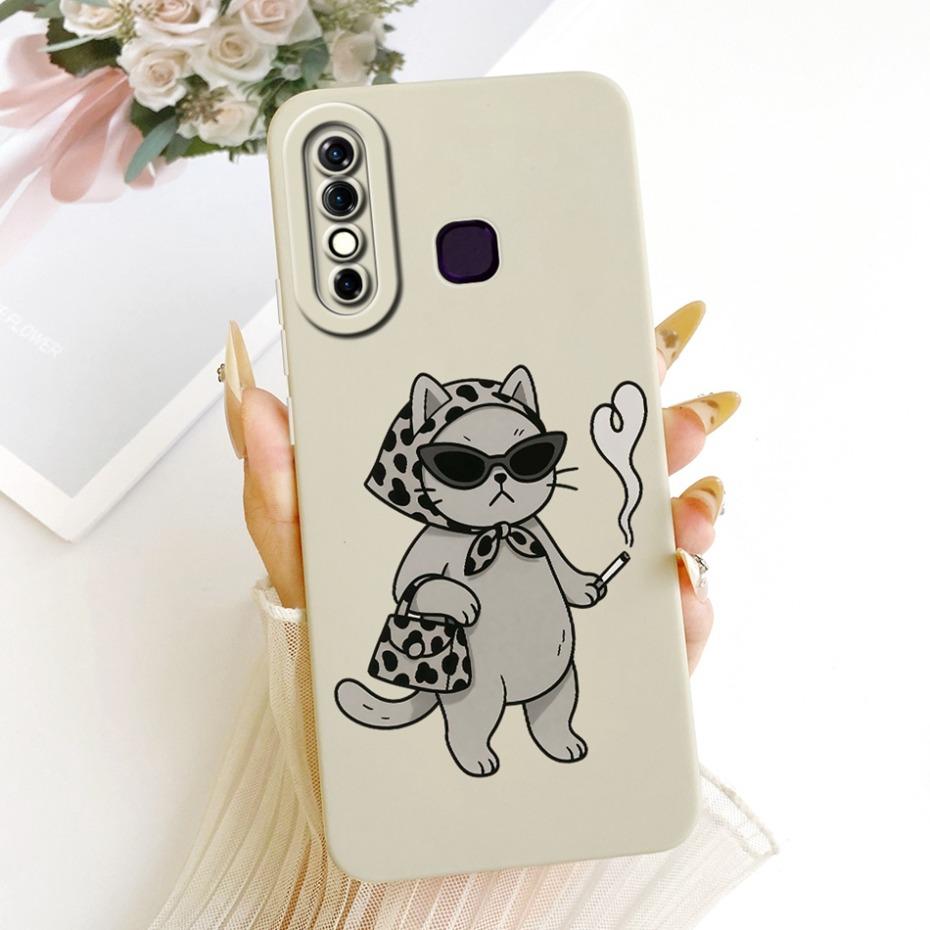Cute Printed Phone Case For Infinix Hot 8 8Lite X650 X650C Soft Silicone Shockproof Cases For Infinix Hot 8 Lite Hot8 Bumpers
