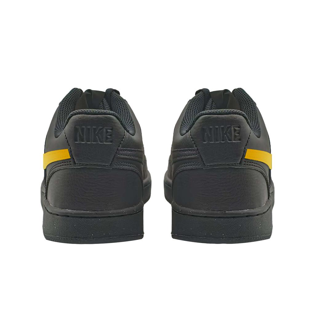 Nike Court Vision Lightweight And Breathable Low top Skateboard Shoes Unisex Black Gold DH2987-002(Team577-vision)