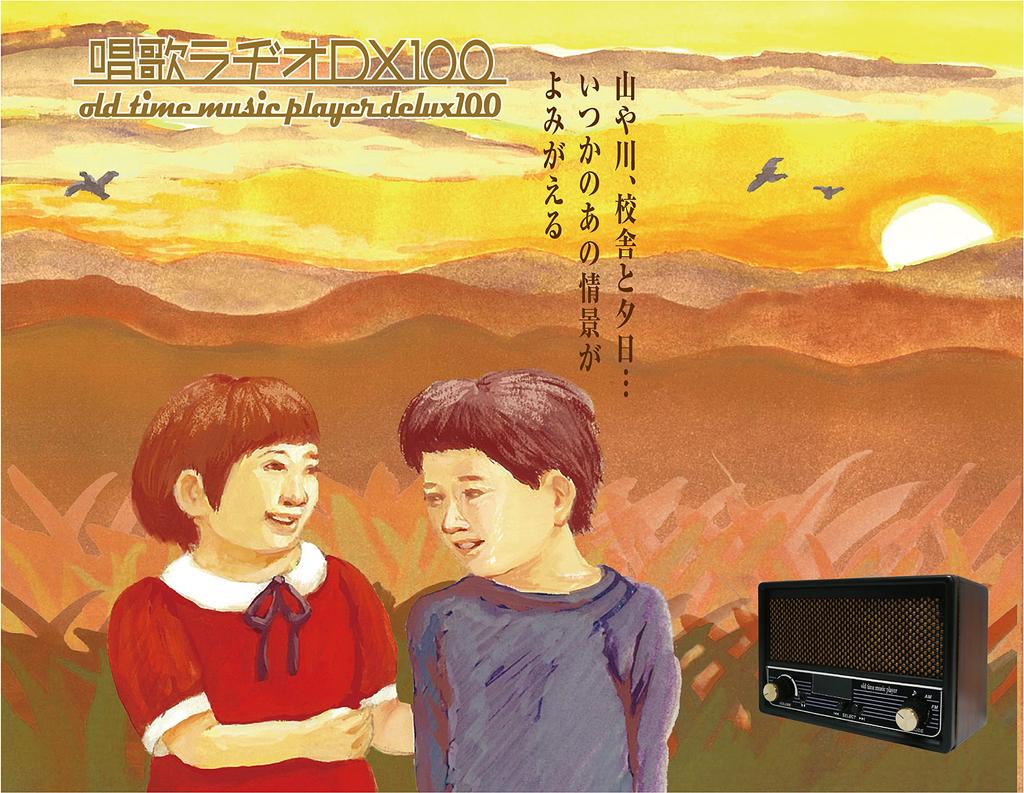 FESCO Shoka Radio DX100 Music Player with Radio AM/FM SRDX-001