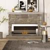 Bioethanol Fireplace in Stainless Steel, 2.5h of Combustion with 1.5L Tank and 20m² Coverage, 90x16x40 cm, Silver