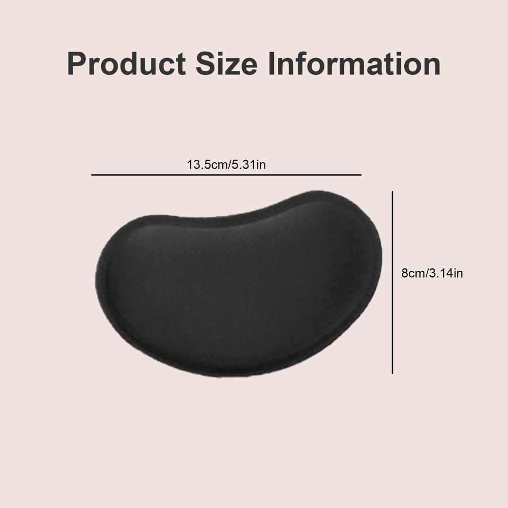 Ergonomic Memory Foam Mouse Wrist Rest Pad Lycra Fabric Pad Cushion for Computer Offices Work PC Gaming Office Workers