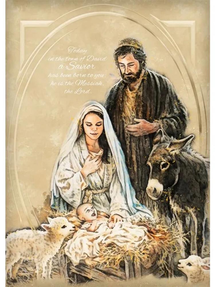 Diy Алмазная картина Религиозный лидер Мозаика 5d Полная Алмазная вышивка крестом Набор для вышивки Diy Домашнее украшение Живопись Искусство