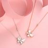 Butterfly Necklace Jewelry Pendant Natural White Fritillary Temperament Versatile Collarbone Chain Female Ins Premium