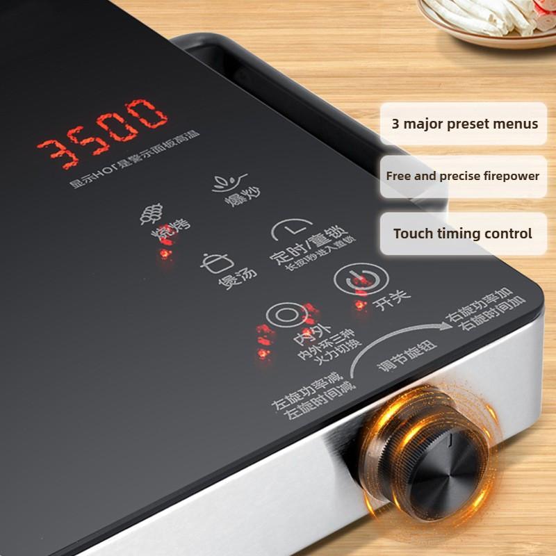 Коммерческая Маленькая Настольная Керамическая Плита Бытовая Электрическая Плита Высокой Мощности Многофункциональная Кухонная Техника для Жарки