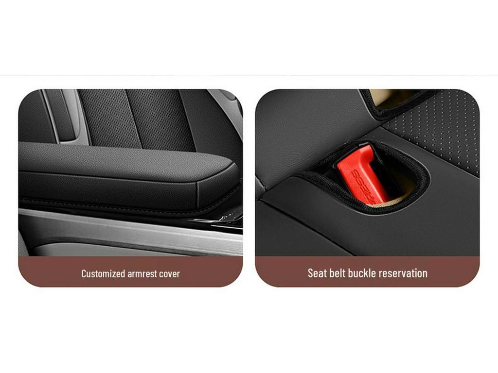 Wuling Starlight Car Seat Cushion - Universal Leather, Four Seasons, Five-Seat Compatible