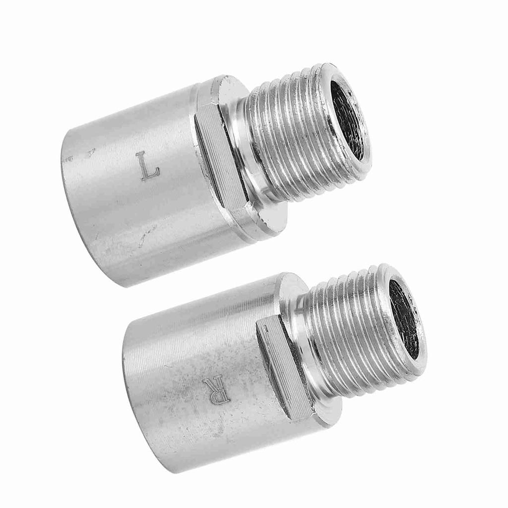 1 Pair Steel Bike Pedal Extenders Bicycle Pedal Spacers for Road Bicycle