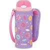Термос-бутылка с трубочкой Thermos 400 мл Фиолетово-розовый FHL-403F PL-P