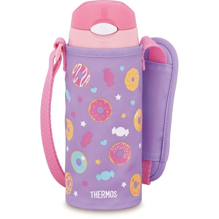 Термос-бутылка с трубочкой Thermos 400 мл Фиолетово-розовый FHL-403F PL-P