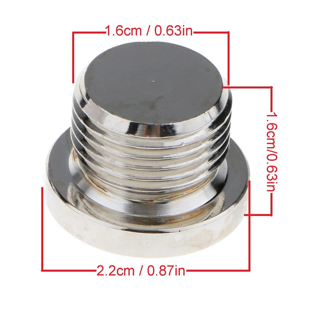 Oxygen Sensor Plug O2 Oxygen Sensor Plug M18x1.5 High Strength Stainless Steel Fitting Universal