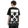 Off-White Масляные краски Брызги Стрелки Принт Уличная мода Легкая роскошь Универсальная футболка Унисекс футболка OFFTEGARC070Q