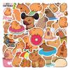 60 Cartoon Capybara Graffiti Stickers: Waterproof DIY for Skateboards, Luggage, Phones