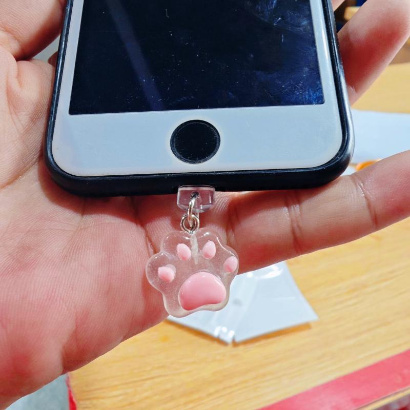 Cute Claw Phone Dust Plug Phone Accessory Pendant Decoration For IPhone Type-C Charging Interface