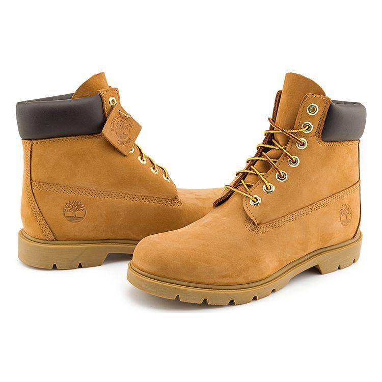 Timberland Waterproof Durable Warm Short Outdoor Boots Men Boots Wheat 18094W