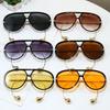  Oversize Unique Pilot Sunglasses Fashion Punk Sun Glasses Shades UV400