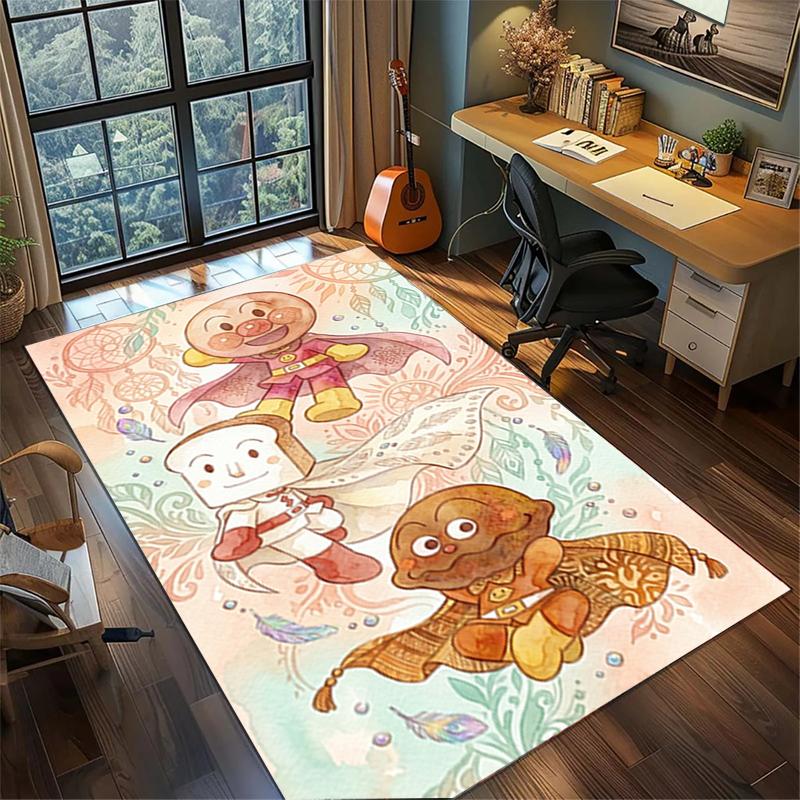 Bedroom Decor Bread Superman Large Area Non Slip Washable Rug Carpet Gamer Room Floor Mat