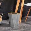 1pc Luxury Trash Can Plastic Garbage Storage with Lid Cover Bathroom Decor Living Room Home Decoration Hotel Wastepaper Basket