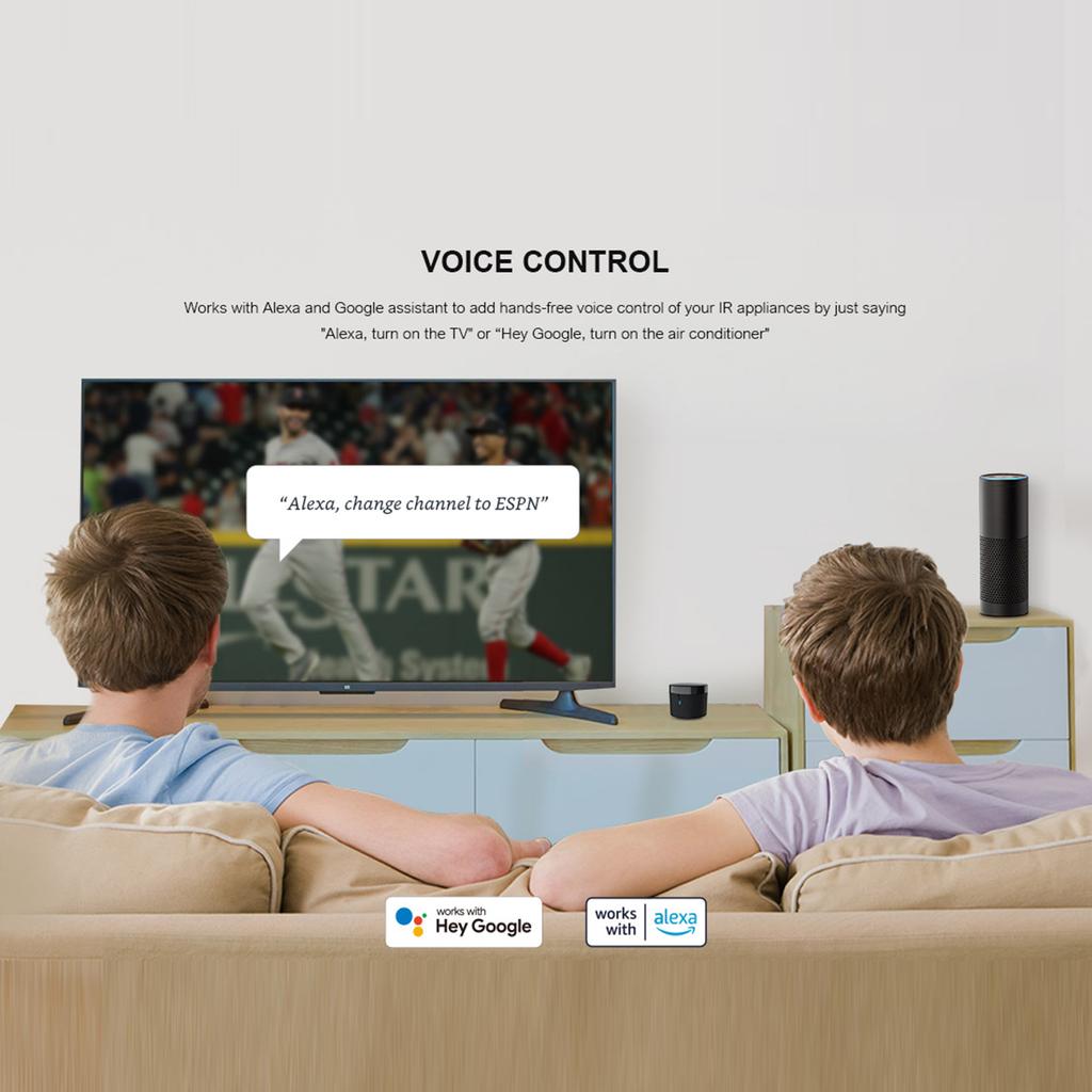 Broadlink RM4 Mini IR Универсальный пульт дистанционного управления Автоматизация умного дома Wi-Fi Инфракрасный бластер для телевизора