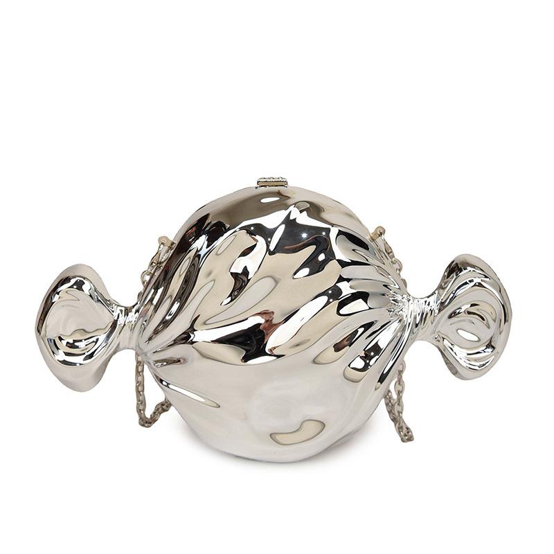 Модная нишевая акриловая сумка-конфета 2025 новая Mori мягкая девушка милая универсальная цепочка мессенджер маленькая круглая сумка