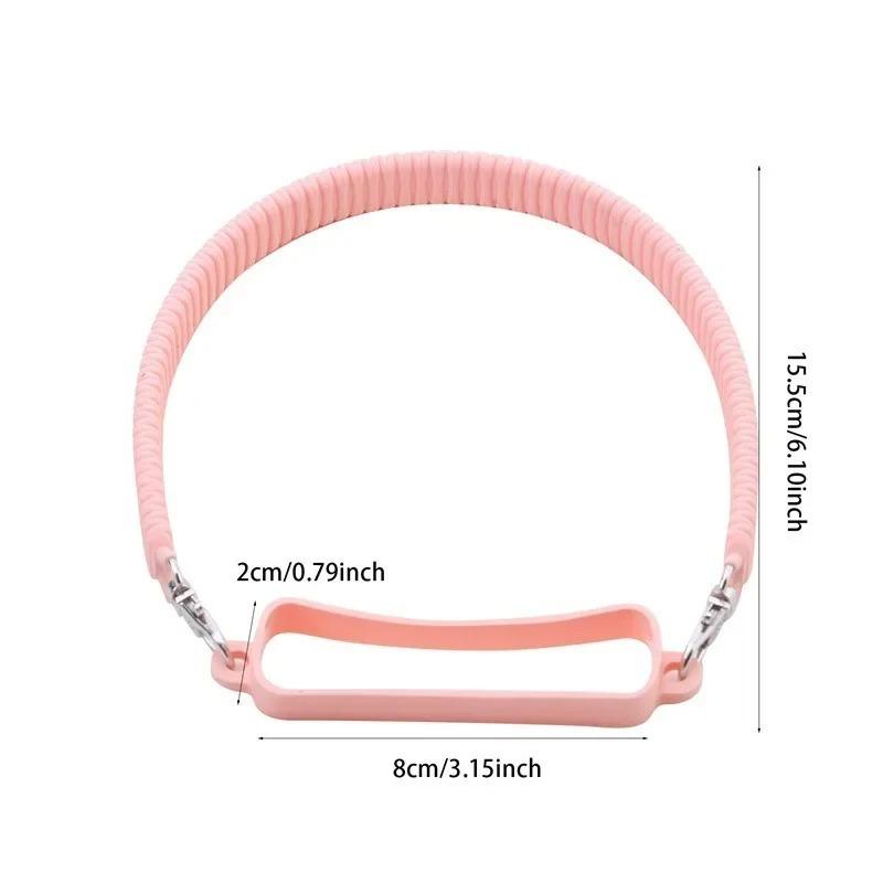 Water Bottle Handle & Sling Strap: Soft Silicone Carrier for Most 8-40oz Bottles