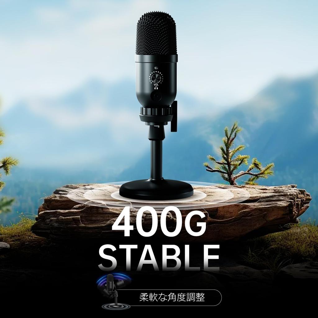 BuukBaag Microphone Condenser Microphone Sound Noise Gaming Microphone Gaming USB Microphone PC Microphone Distribution Microphone Compatible
