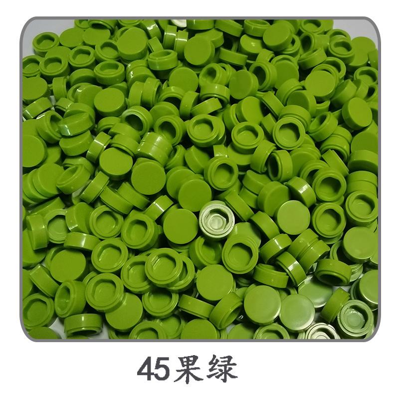 1000 шт./лот Плитка 1x1 Круглая 98138 Специальный Кирпичик MOC Строительный Блок Мелкие Частицы Кирпичики Детали Совместимые с 98138 LOGO Игрушки